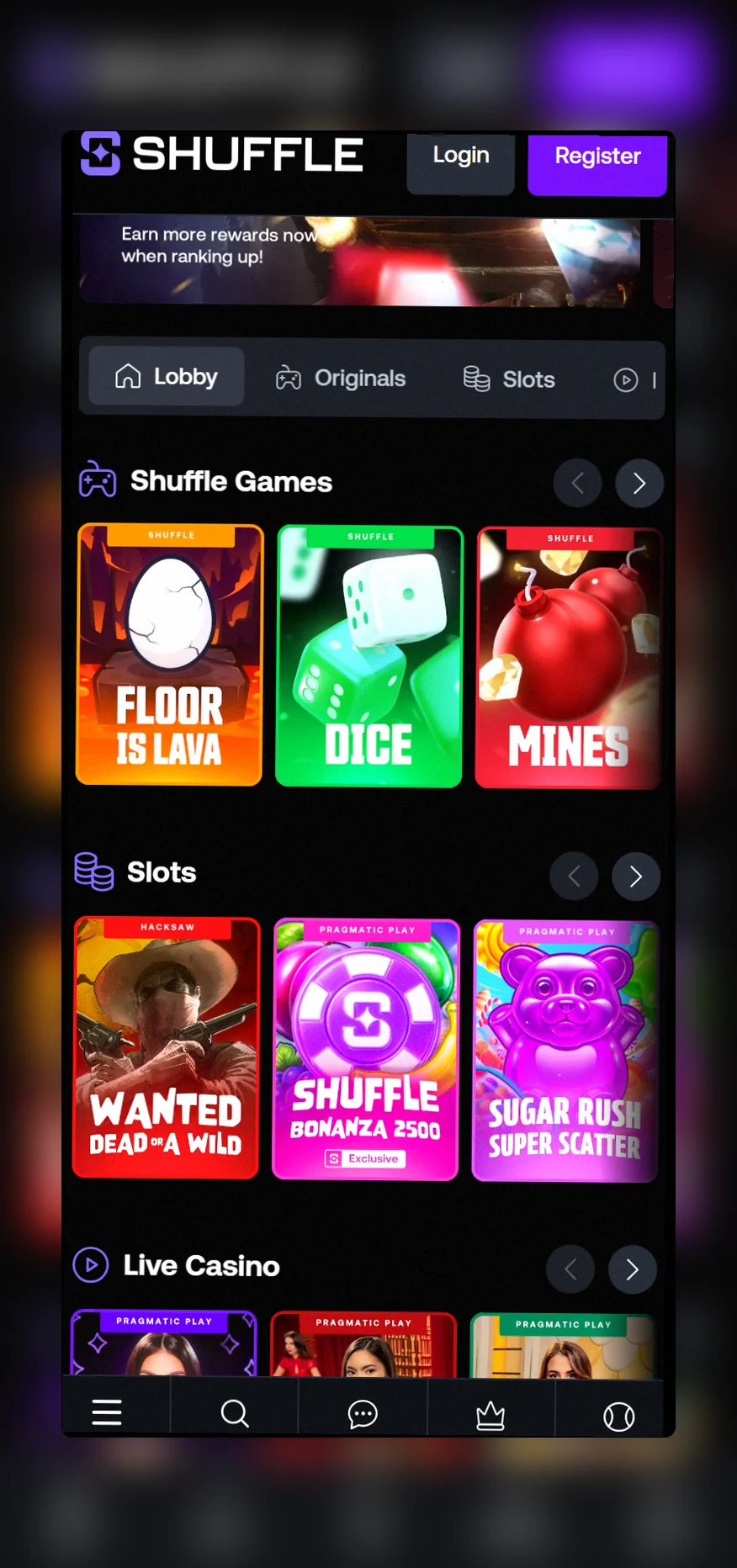Shuffle Kaszino mobile Magyarország